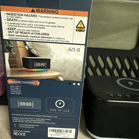 Fansbee Smart Bluetooth Alarm Clock Radio A21-B - Picture 14 of 16